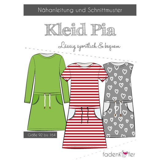 Kinder Kleid - Pia - Papierschnittmuster