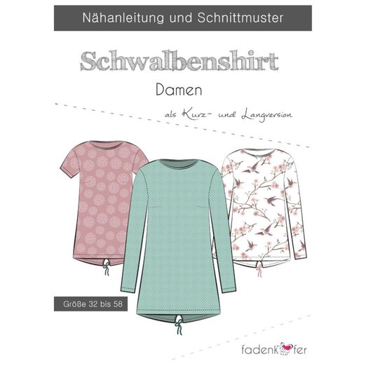 Shirt - Schwalbenshirt - Papierschnittmuster
