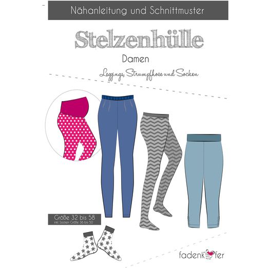Leggings - Stelzenhülle - Papierschnittmuster