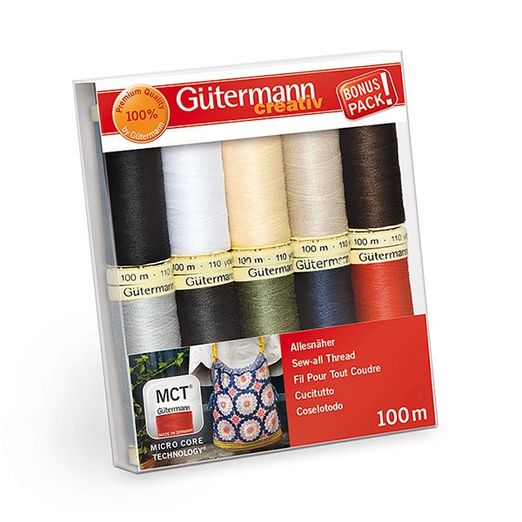 Jeu de fils de couture Gütermann NEUTRE