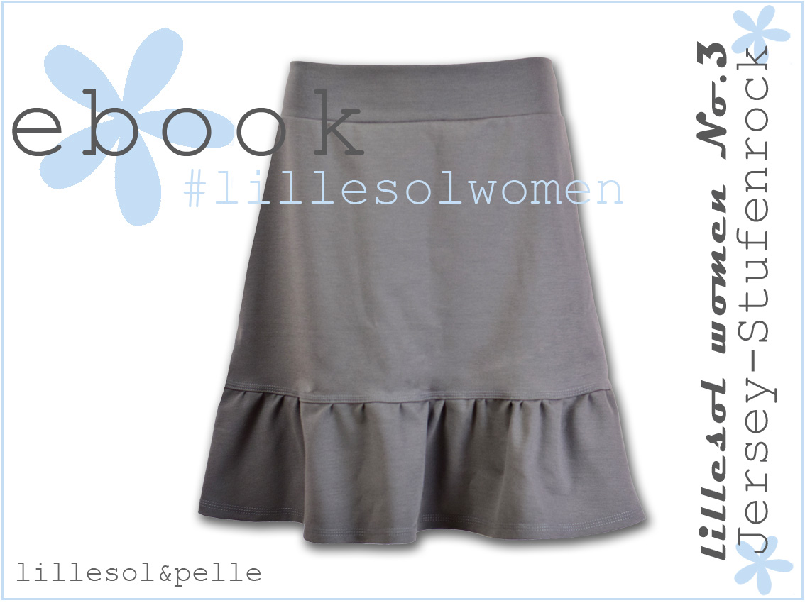 Jersey-Stufenrock - lillesol women No.3 - Schnittmuster eBook-1 Jersey-Stufenrock - lillesol women No.3 - Schnittmuster eBook-1