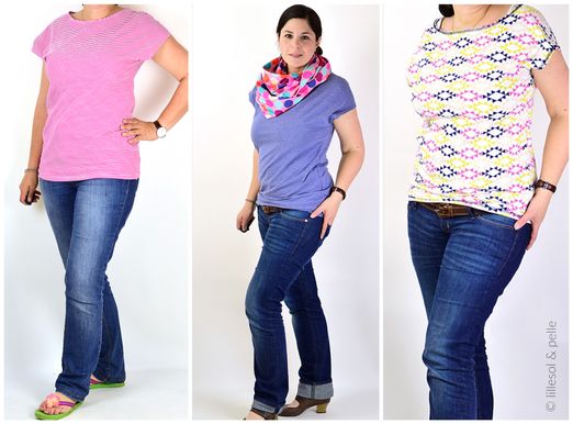 Sommershirt - lillesol women No.4 - Schnittmuster eBook