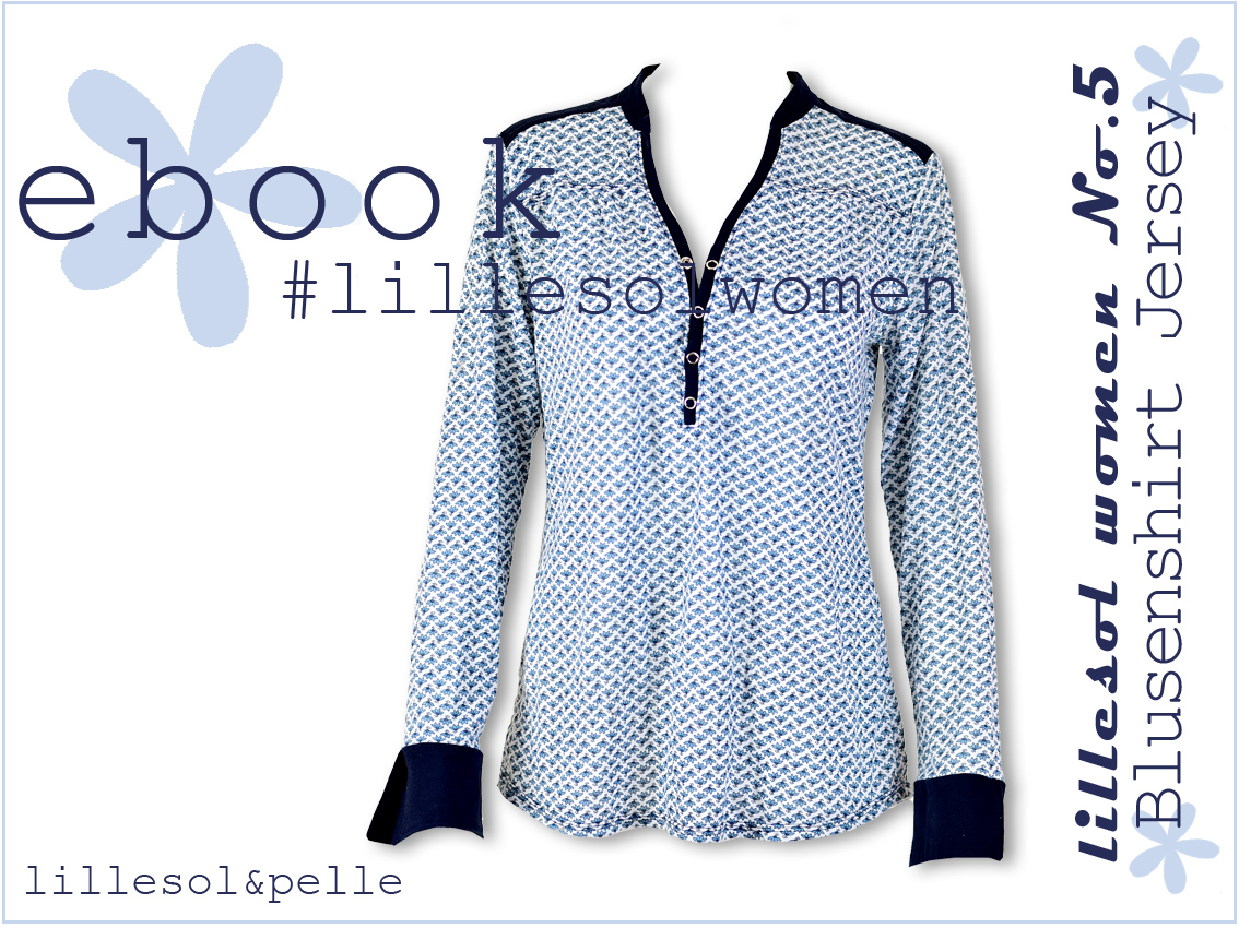 Jersey-Blusenshirt - lillesol women No.5 - Schnittmuster eBook-1 Jersey-Blusenshirt - lillesol women No.5 - Schnittmuster eBook-1