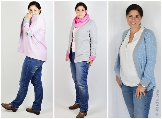 Cardigan - lillesol women No.11 - Schnittmuster eBook