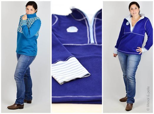 Fleecepulli - lillesol women No.12 - Schnittmuster eBook