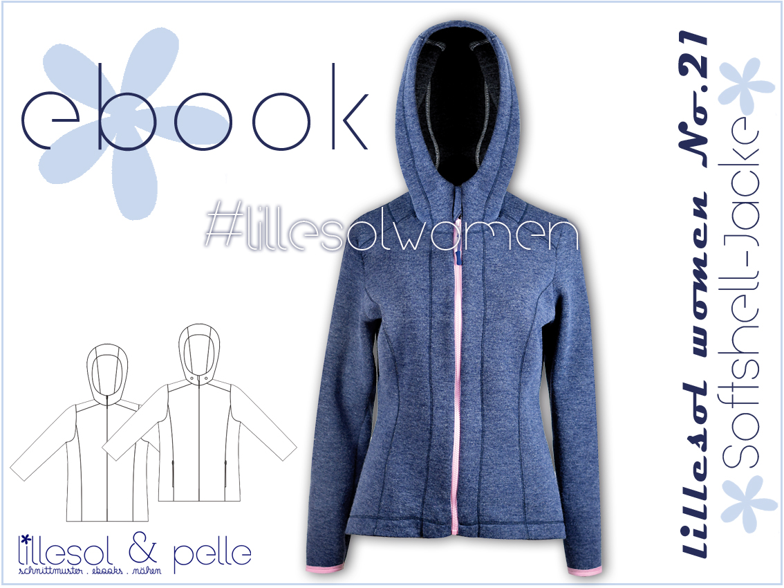 Softshelljacke - lillesol women No.21 - Schnittmuster eBook-1 Softshelljacke - lillesol women No.21 - Schnittmuster eBook-1