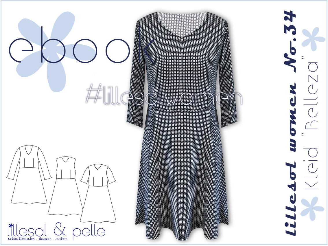 Kleid - Belleza lillesol women No.34 - Schnittmuster eBook-1 Kleid - Belleza lillesol women No.34 - Schnittmuster eBook-1