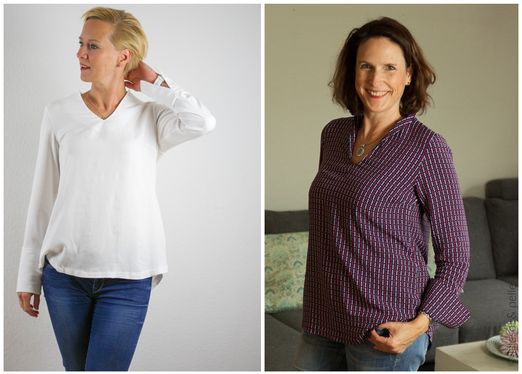 Flora-Bluse - lillesol women No.38 - Schnittmuster eBook
