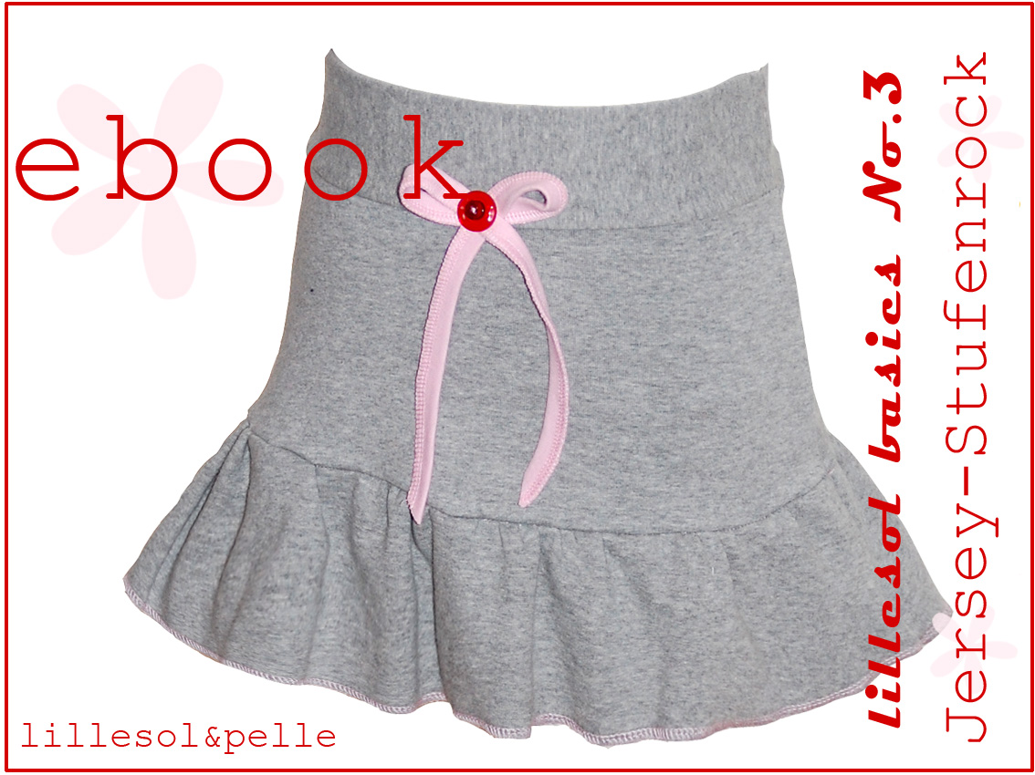 Jersey-Stufenrock - lillesol basic No.3 - Schnittmuster eBook-1 Jersey-Stufenrock - lillesol basic No.3 - Schnittmuster eBook-1