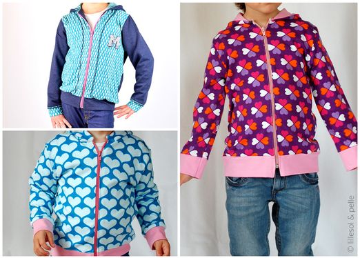 Kapuzenjacke - lillesol basic No.5 - Schnittmuster eBook