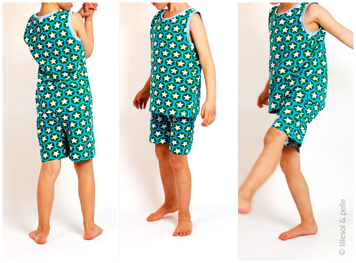 Sommerkombi Shorts & Shirt - lillesol basic No.19 - Schnittmuster eBook-0 Sommerkombi Shorts & Shirt - lillesol basic No.19 - Schnittmuster eBook-0