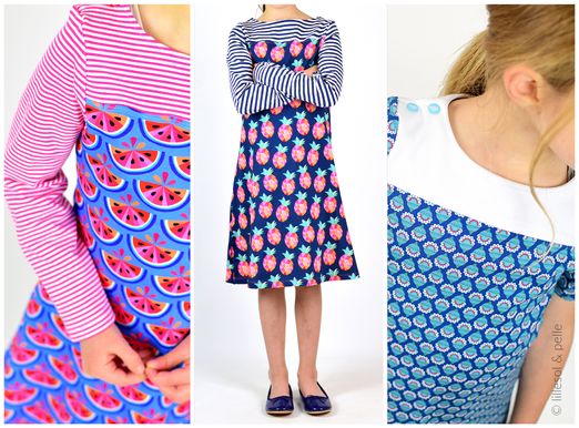 Frühlingskombi Kleid & Shirt - lillesol basic No.47 - Schnittmuster eBook Frühlingskombi Kleid & Shirt - lillesol basic No.47 - Schnittmuster eBook