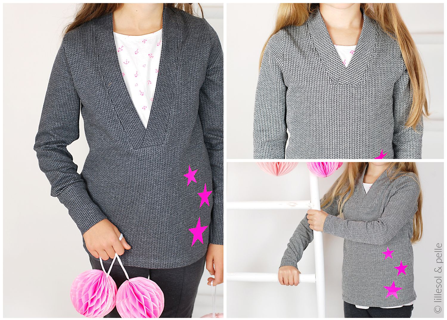 Shirt mit V-Ausschnitt - lillesol basic No.51 - Schnittmuster eBook-0 Shirt mit V-Ausschnitt - lillesol basic No.51 - Schnittmuster eBook-0