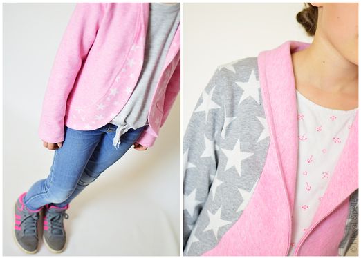 Cardigan mit Schalkragen - lillesol basic No.54 - Schnittmuster eBook