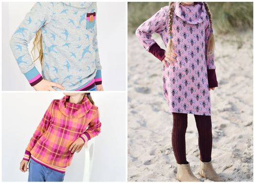 Shirt mit Kuschelkragen - lillesol basic No.58 - Schnittmuster eBook