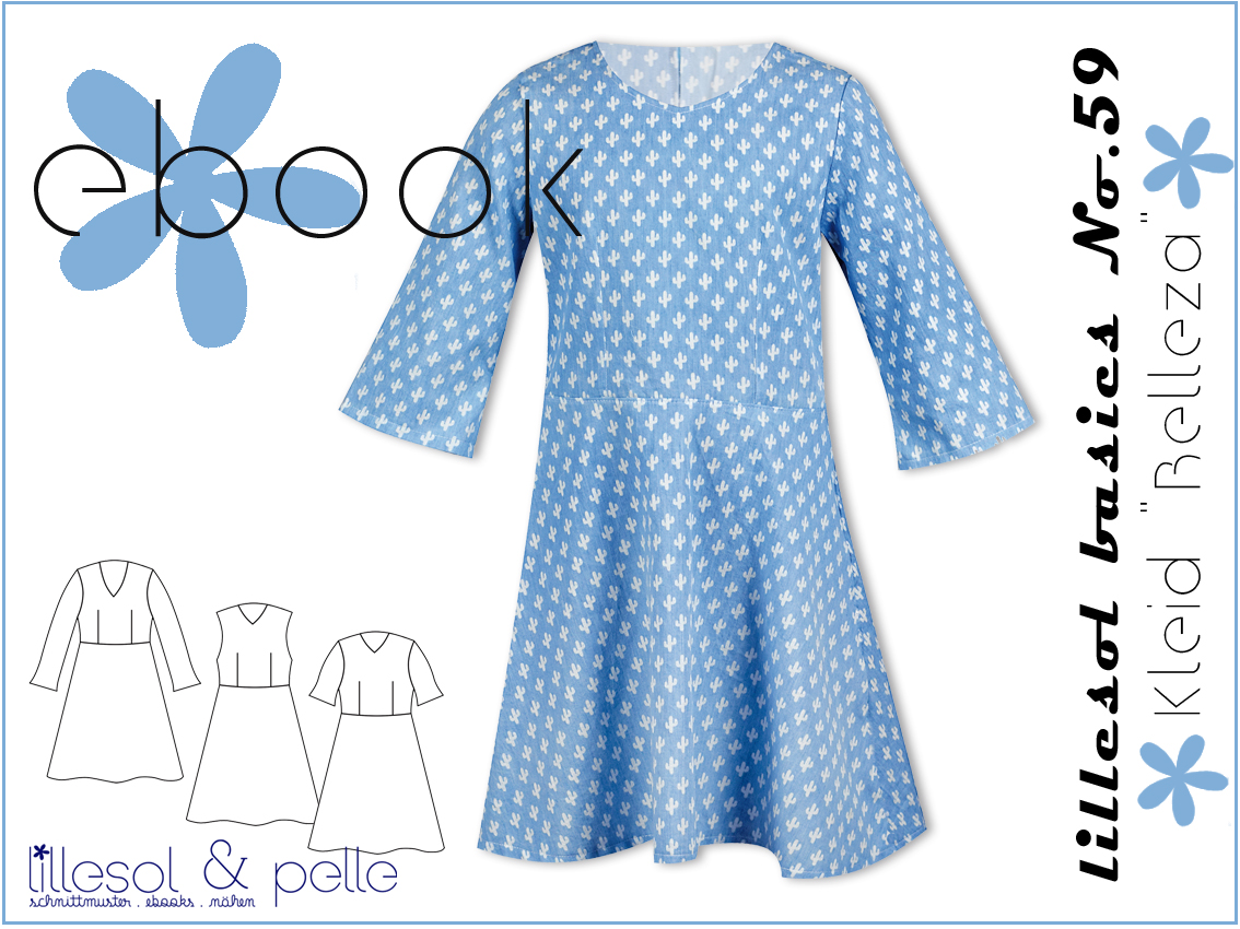 Kleid Belleza - lillesol basic No.59 - Schnittmuster eBook-1 Kleid Belleza - lillesol basic No.59 - Schnittmuster eBook-1