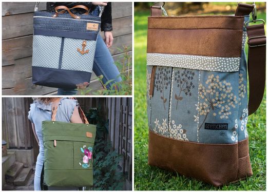 Rucksack Handtasche - Mila Uni Bag - Schnittmuster eBook