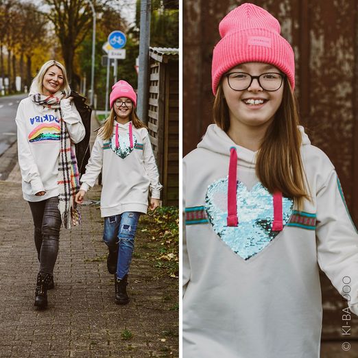 Kinder Basic Oversize Hoodie - Schnittmuster eBook