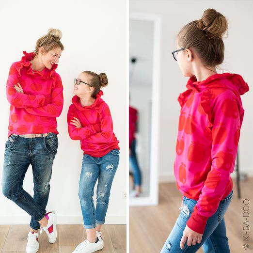 Kinder Sweater Hoodie - Mix&Match - Schnittmuster eBook