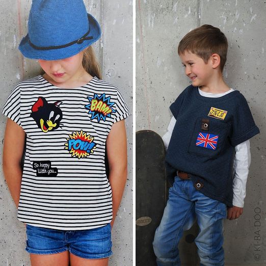 Blusenshirt Kinder - Basic - Schnittmuster eBook