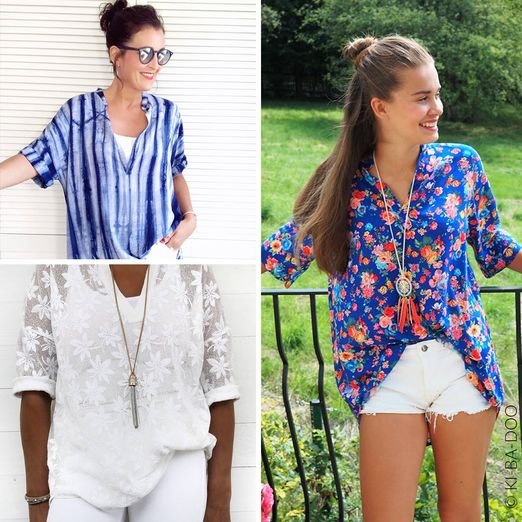 Oversize Bluse - MaCaya - Schnittmuster eBook
