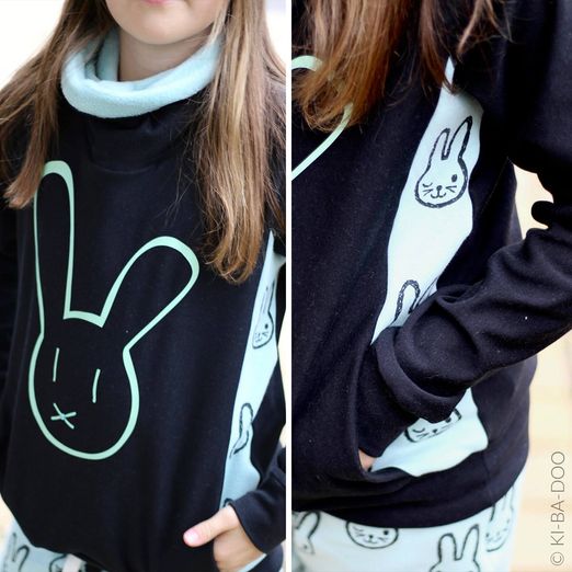 Kinder Raglanhoodie - Schnittmuster eBook