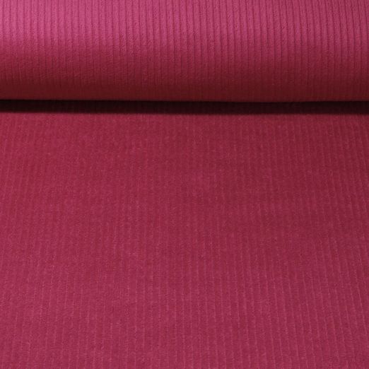 Velours côtelé Carole - effet lavé 4,5mm Rouge vin