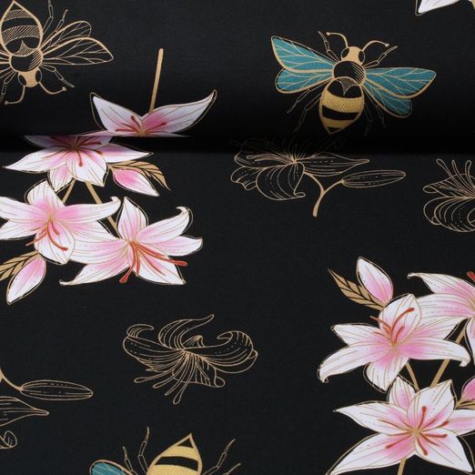 Sweat à motifs - Hamburger Liebe Impression numérique Glow Edition Lily Noir Multicolore
