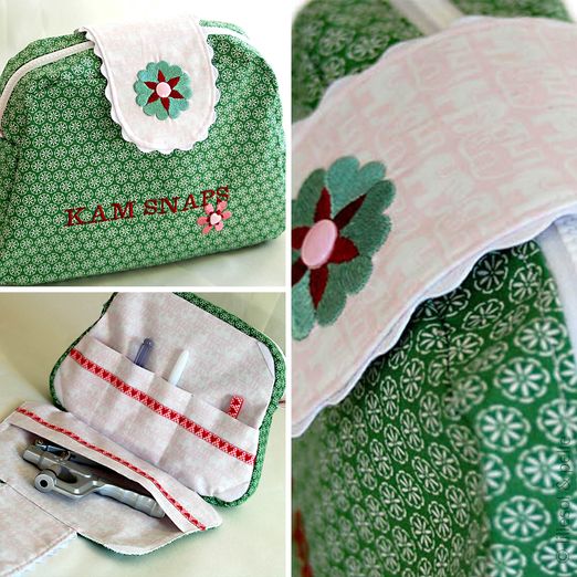 Kulturtasche Kam Snap Tasche - Kamille  - Schnittmuster eBook