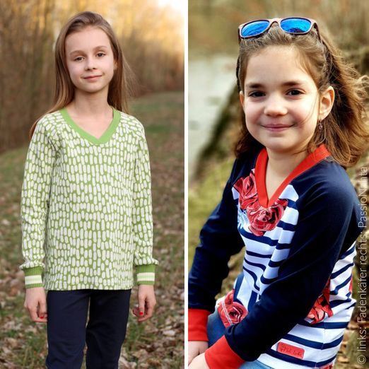 Kinder Pullover - Vicky - Schnittmuster eBook
