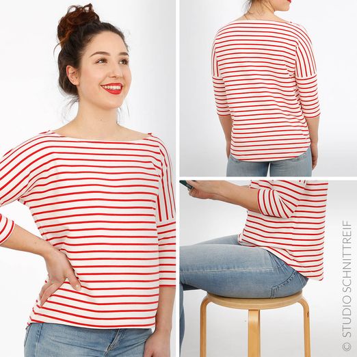 Sommershirt - FRAU KARLA - Schnittmuster eBook