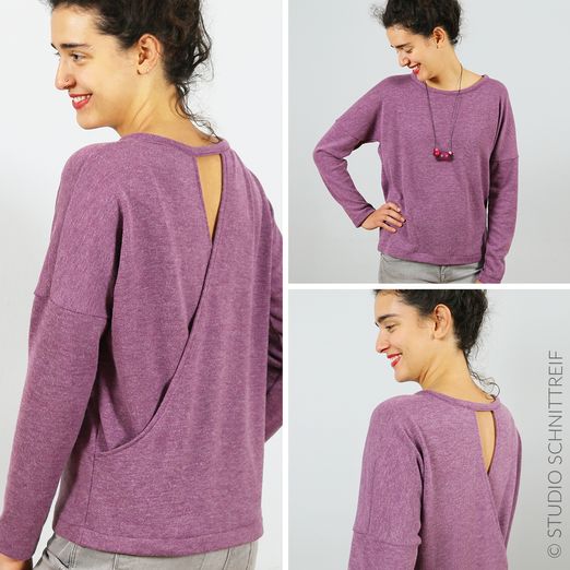 Pulli mit Wickeloptik - FRAU VEGA - Schnittmuster eBook