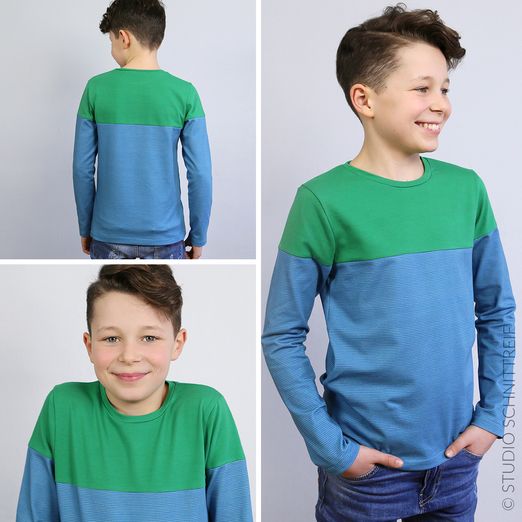 Langarmshirt - LEVI - Schnittmuster eBook Langarmshirt - LEVI - Schnittmuster eBook