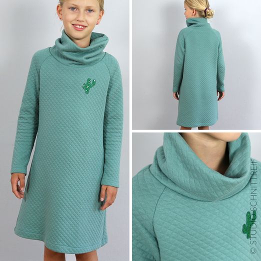 Sweatkleid mit Rollkragen - POLLY - Schnittmuster eBook