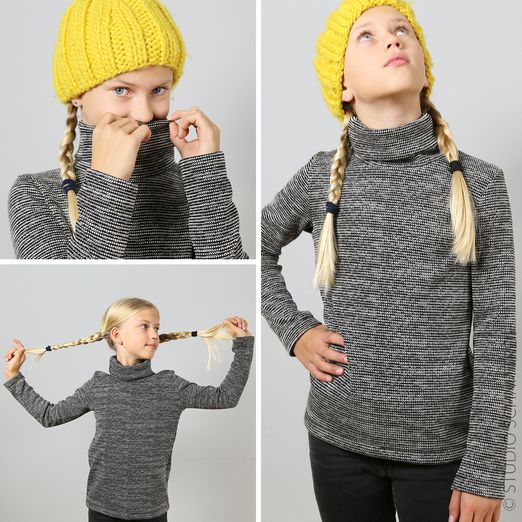 Rollkragenshirt - ROMY - Schnittmuster eBook
