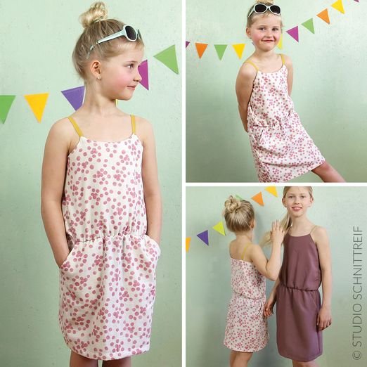 Spaghettiträger Kleid - SOFIE - Schnittmuster eBook