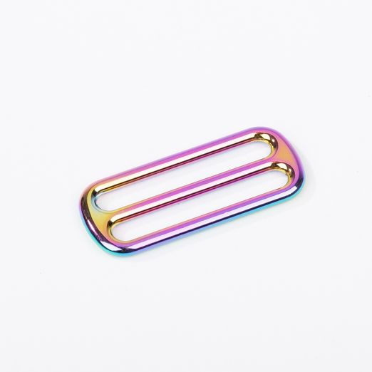 Boucle coulissante 40mm arc-en-ciel
