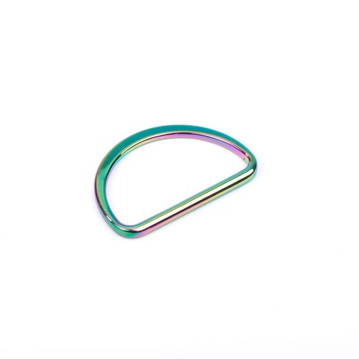 Anneau demi-rond 25mm arc-en-ciel Anneau demi-rond 25mm arc-en-ciel