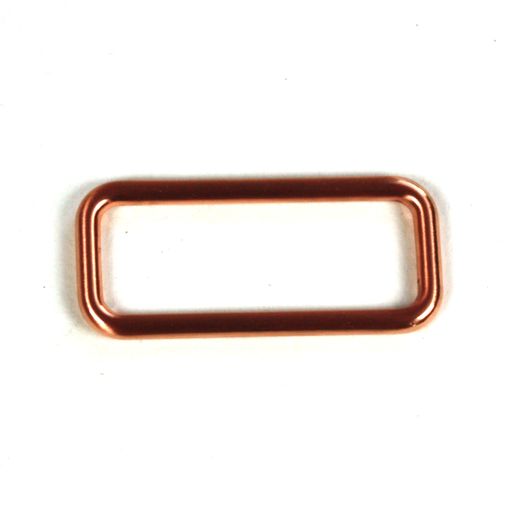 Boucle rectangle 40mm en cuivre