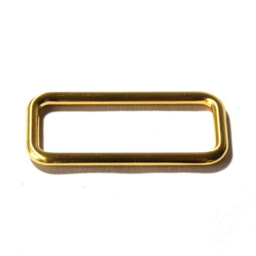 Vierkant Ring 40mm gold