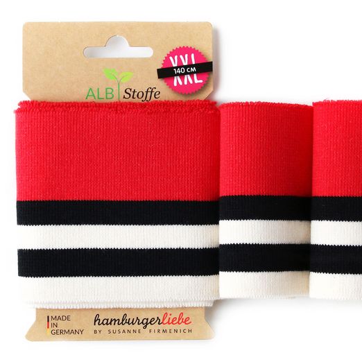 Cuff Me College - Wanderlust - Rouge Blanc Noir