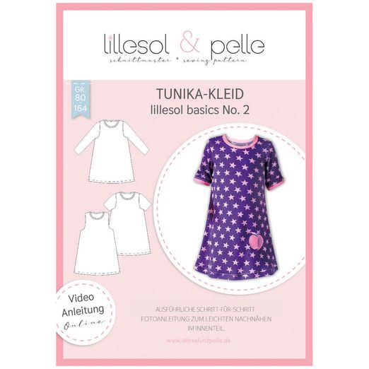 Tunika-Kleid - lillesol basic No.2 - Papierschnittmuster