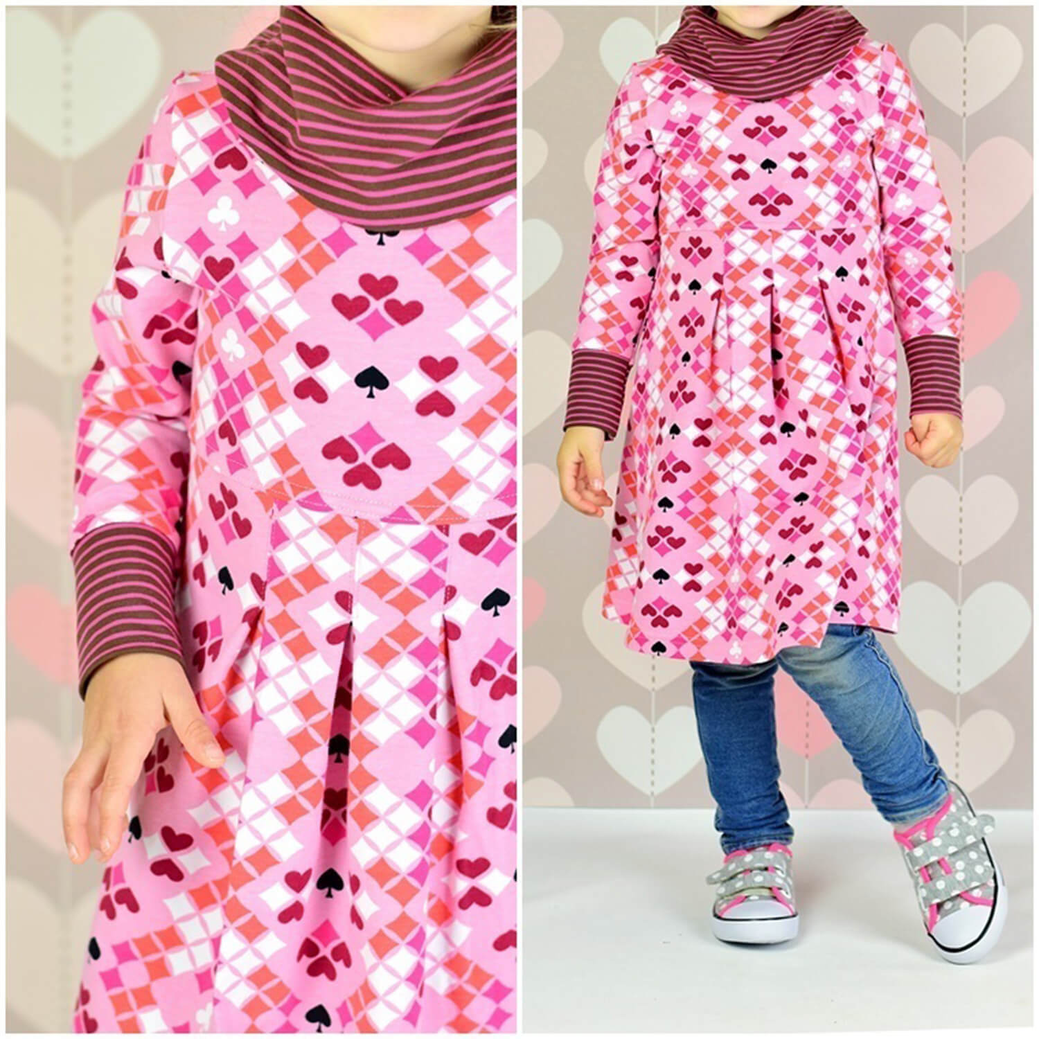 Kleid mit Rollkragen - lillesol basic No.39 - Papierschnittmuster-1 Kleid mit Rollkragen - lillesol basic No.39 - Papierschnittmuster-1