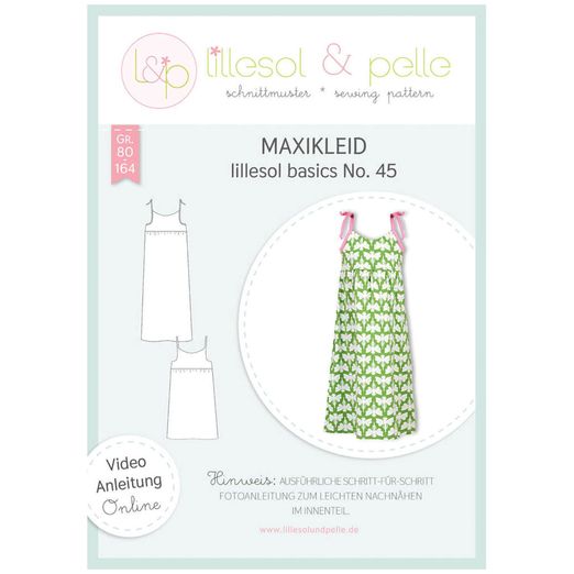 Maxikleid - lillesol basic No.45 - Papierschnittmuster