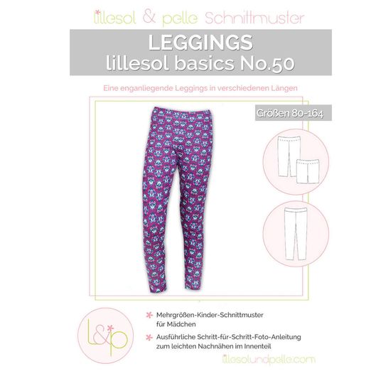 Leggings - lillesol basic No.50 - Papierschnittmuster
