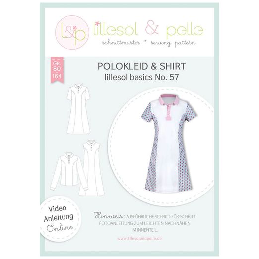Polokleid - lillesol basic No.57 - Papierschnittmuster