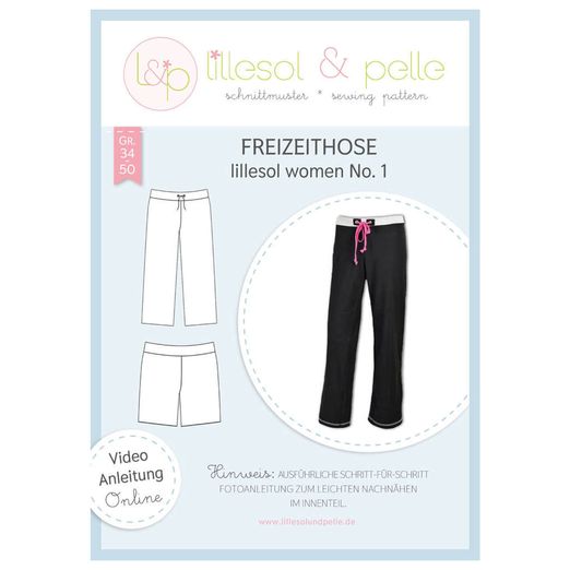 Freizeithose - lillesol women No.1 - Papierschnittmuster