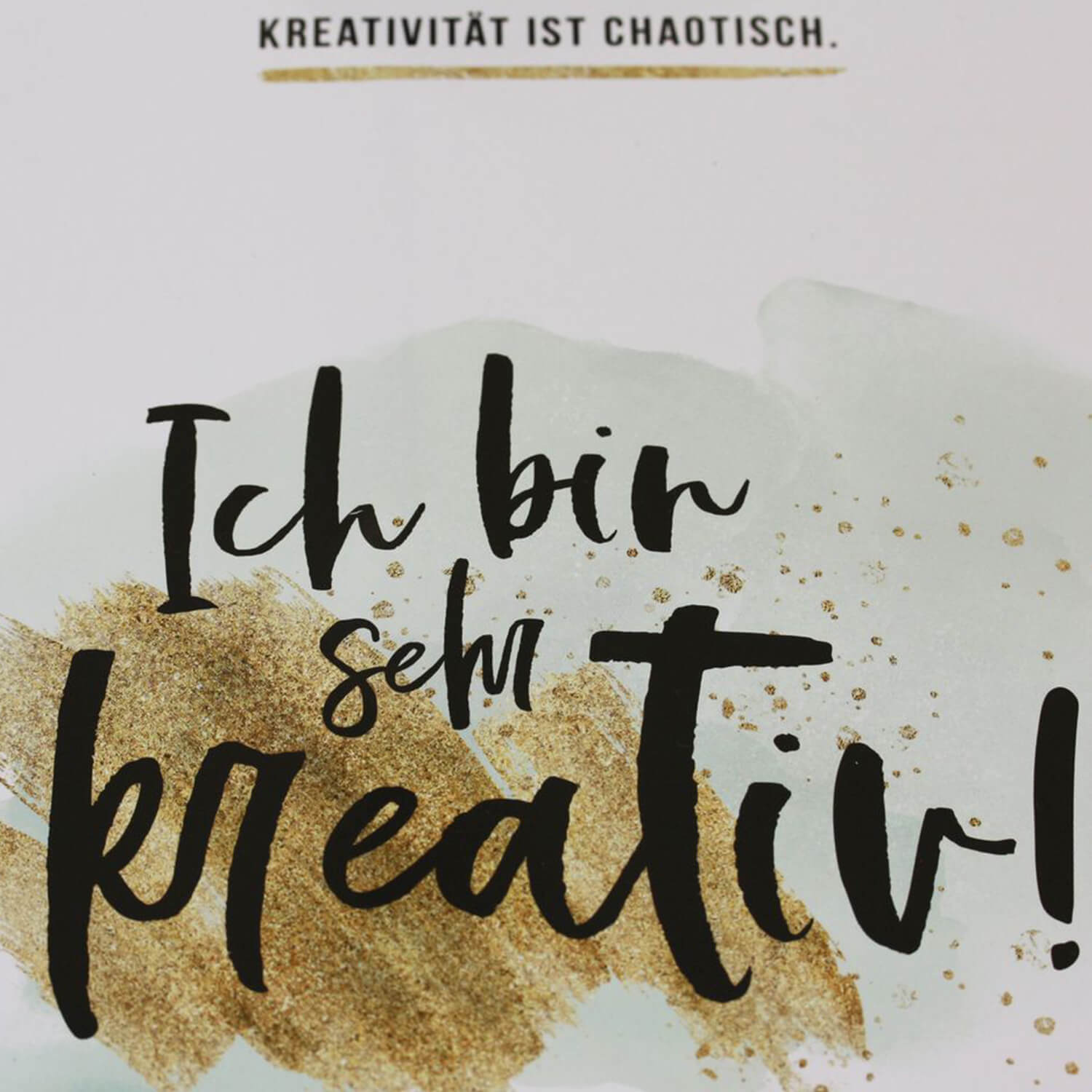 Blechschild - Kreativität-1 Blechschild - Kreativität-1