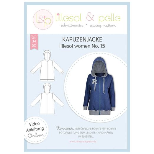 Kapuzenjacke - lillesol women No.15 - Papierschnittmuster