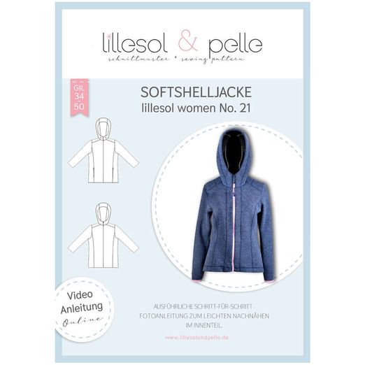 Softshelljacke - lillesol women No.21 - Papierschnittmuster